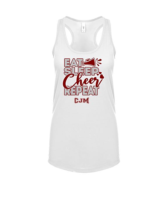 CJM HS Cheer Eat Sleep Cheer - Womens Tank Top