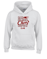 CJM HS Cheer Eat Sleep Cheer - Youth Hoodie