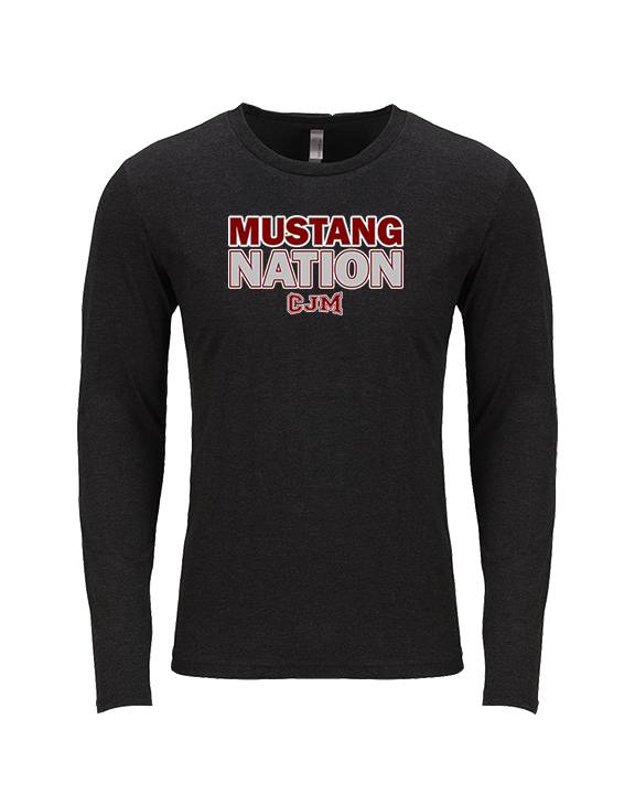 CJM HS Cheer Nation - Tri-Blend Long Sleeve