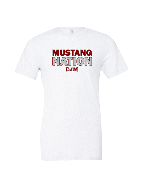 CJM HS Cheer Nation - Tri-Blend Shirt