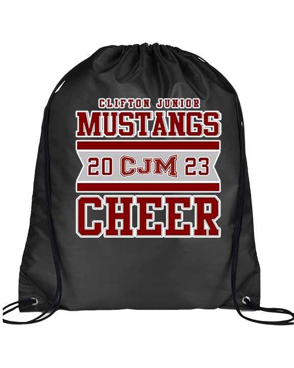 CJM HS Cheer Stamp - Drawstring Bag