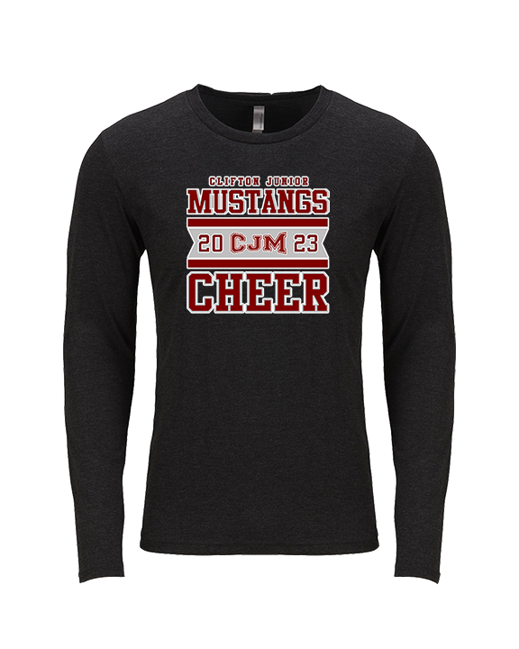 CJM HS Cheer Stamp - Tri-Blend Long Sleeve
