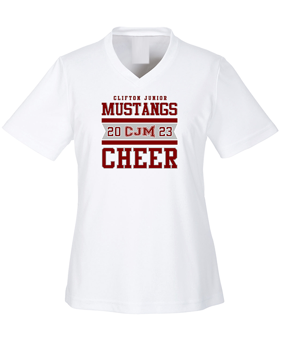 CJM HS Cheer Stamp - Womens Performance Shirt