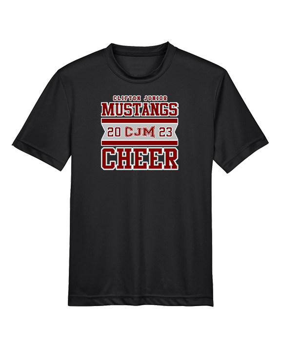 CJM HS Cheer Stamp - Youth Performance Shirt