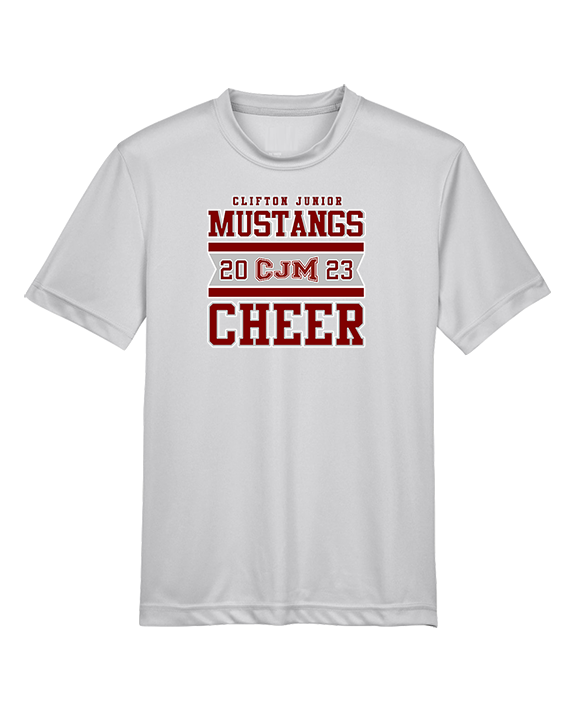 CJM HS Cheer Stamp - Youth Performance Shirt
