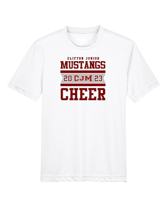 CJM HS Cheer Stamp - Youth Performance Shirt