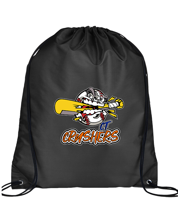 CT Crushers Baseball Logo - Drawstring Bag