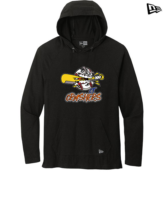 CT Crushers Baseball Logo - New Era Tri-Blend Hoodie