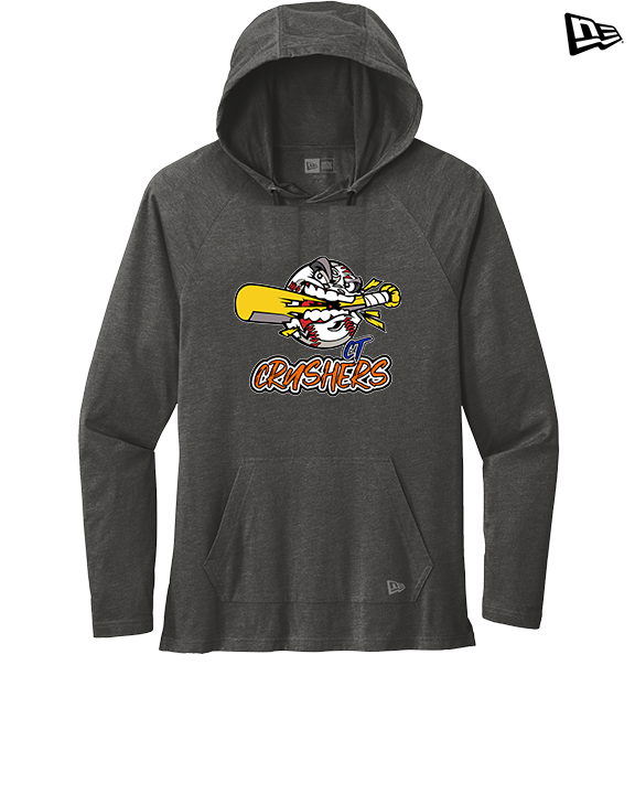 CT Crushers Baseball Logo - New Era Tri-Blend Hoodie