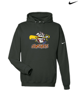 CT Crushers Baseball Logo - Nike Club Fleece Hoodie