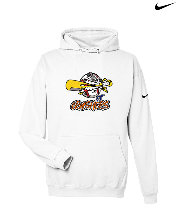 CT Crushers Baseball Logo - Nike Club Fleece Hoodie