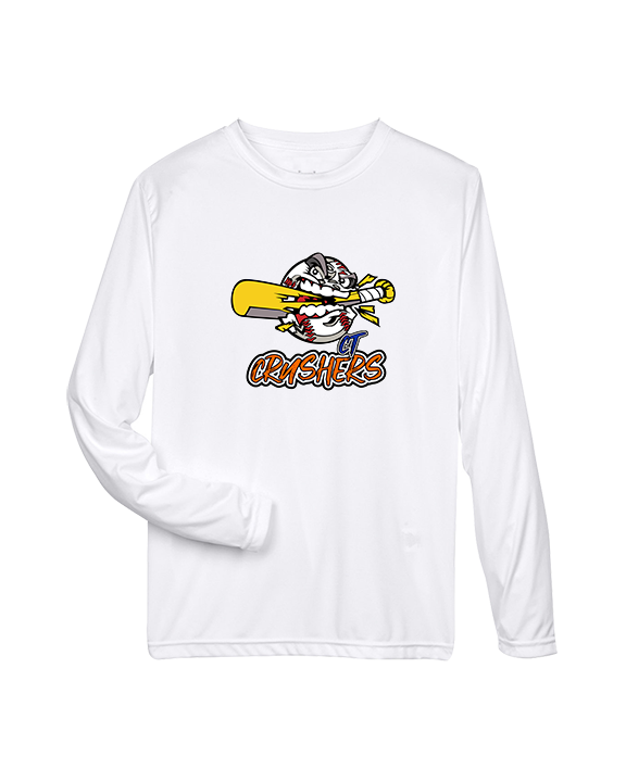 CT Crushers Baseball Logo - Performance Longsleeve