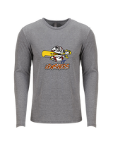 CT Crushers Baseball Logo - Tri-Blend Long Sleeve