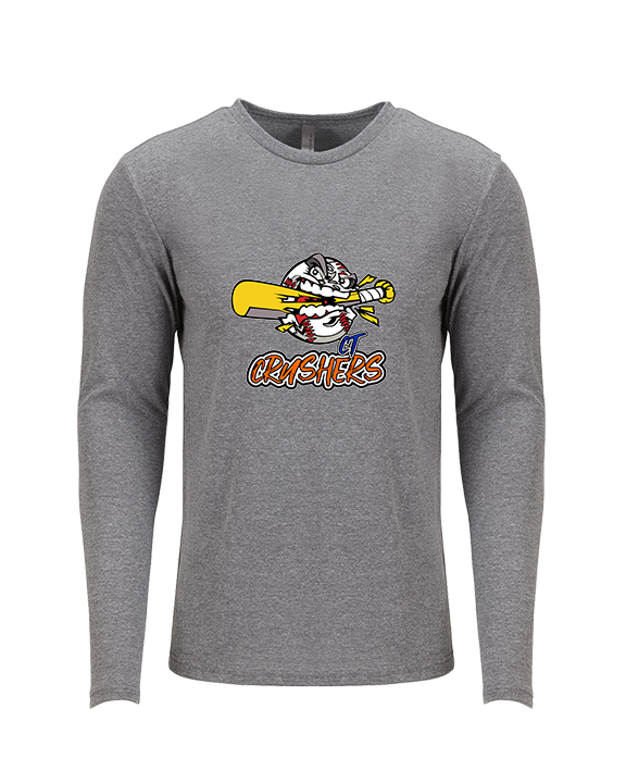 CT Crushers Baseball Logo - Tri-Blend Long Sleeve