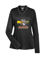 CT Crushers Baseball Logo - Womens Performance Longsleeve