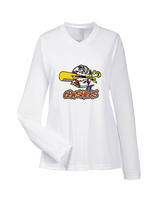 CT Crushers Baseball Logo - Womens Performance Longsleeve