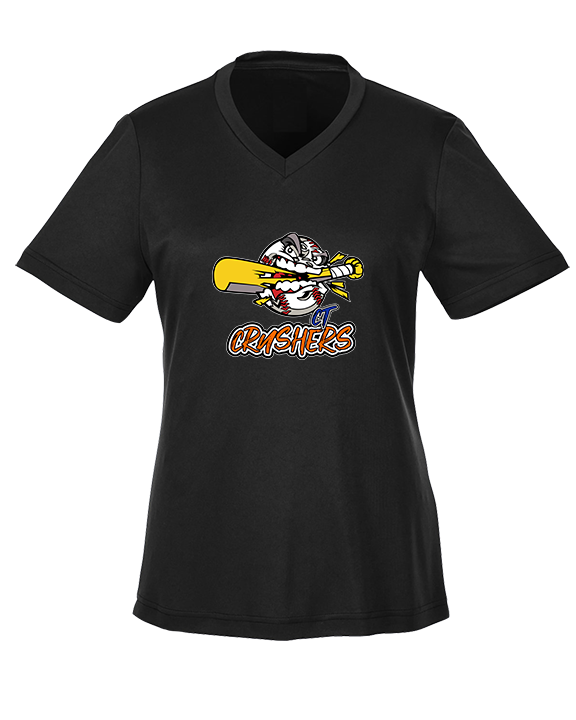 CT Crushers Baseball Logo - Womens Performance Shirt