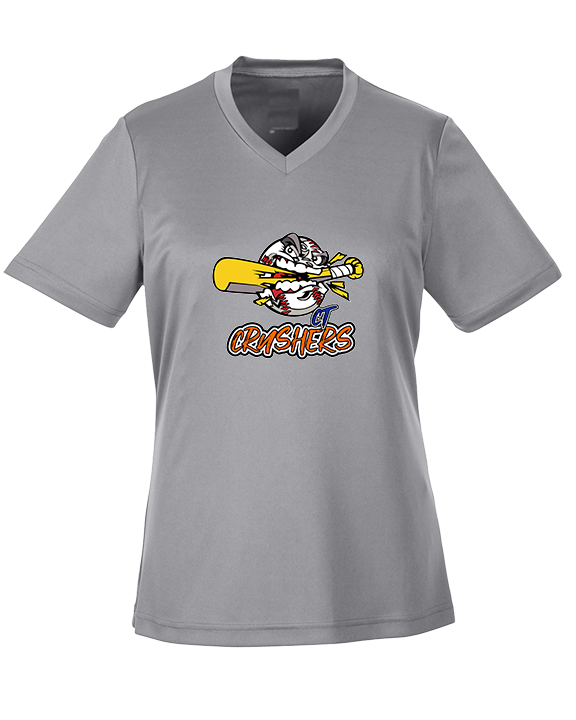 CT Crushers Baseball Logo - Womens Performance Shirt