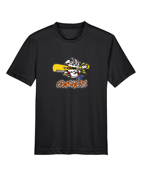 CT Crushers Baseball Logo - Youth Performance Shirt