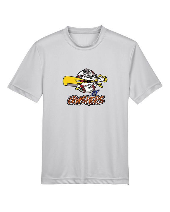 CT Crushers Baseball Logo - Youth Performance Shirt