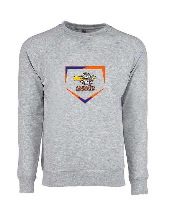 CT Crushers Baseball Plate - Crewneck Sweatshirt