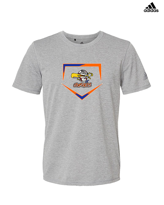 CT Crushers Baseball Plate - Mens Adidas Performance Shirt