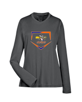 CT Crushers Baseball Plate - Womens Performance Longsleeve