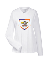CT Crushers Baseball Plate - Womens Performance Longsleeve