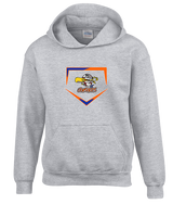 CT Crushers Baseball Plate - Youth Hoodie