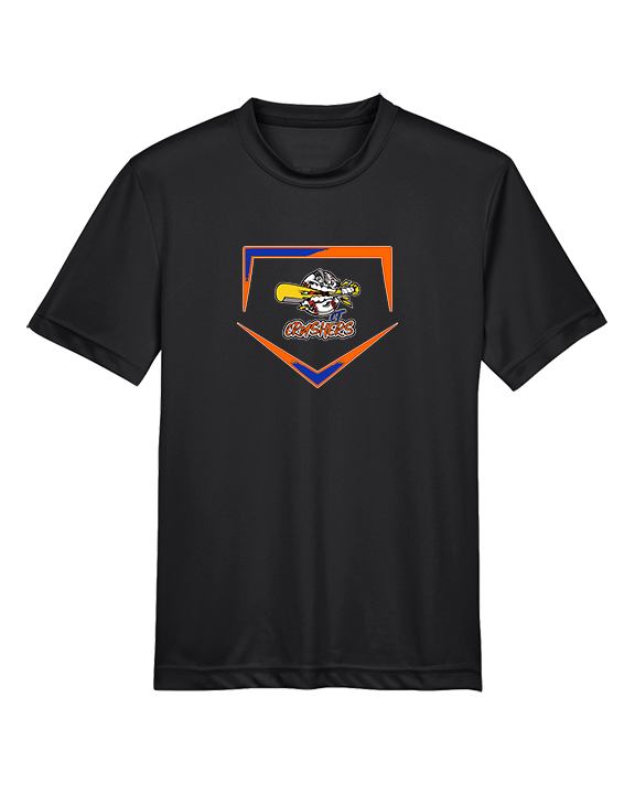 CT Crushers Baseball Plate - Youth Performance Shirt