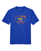 CT Crushers Baseball Plate - Youth Performance Shirt