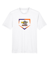 CT Crushers Baseball Plate - Youth Performance Shirt
