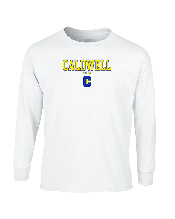 Caldwell HS Golf Block - Cotton Longsleeve
