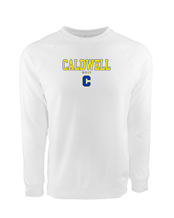 Caldwell HS Golf Block - Crewneck Sweatshirt