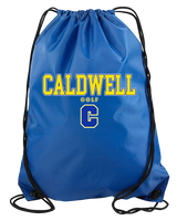 Caldwell HS Golf Block - Drawstring Bag