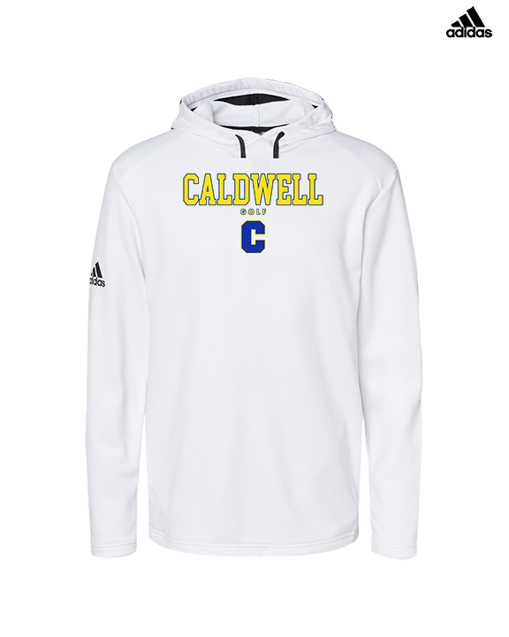 Caldwell HS Golf Block - Mens Adidas Hoodie