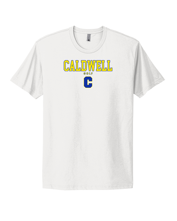 Caldwell HS Golf Block - Mens Select Cotton T-Shirt