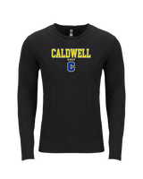 Caldwell HS Golf Block - Tri-Blend Long Sleeve