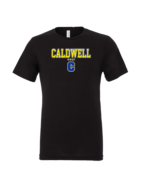 Caldwell HS Golf Block - Tri-Blend Shirt