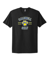 Caldwell HS Golf Curve - Mens Select Cotton T-Shirt