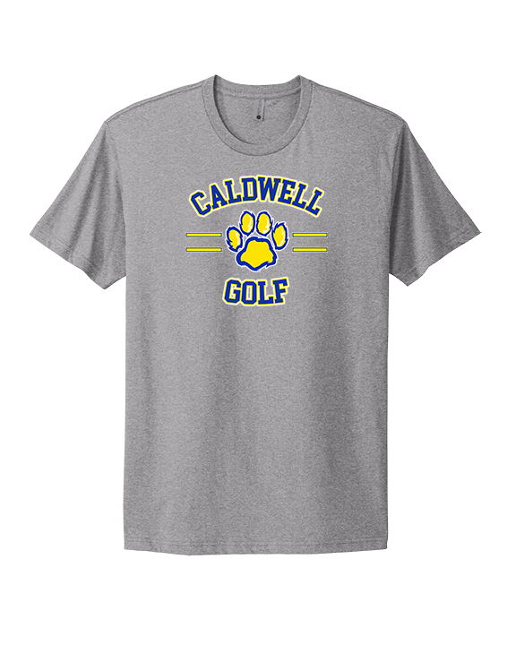 Caldwell HS Golf Curve - Mens Select Cotton T-Shirt