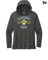 Caldwell HS Golf Curve - New Era Tri-Blend Hoodie