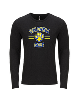 Caldwell HS Golf Curve - Tri-Blend Long Sleeve