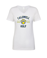 Caldwell HS Golf Curve - Womens Vneck