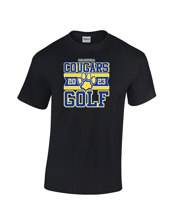 Caldwell HS Golf Stamp - Cotton T-Shirt