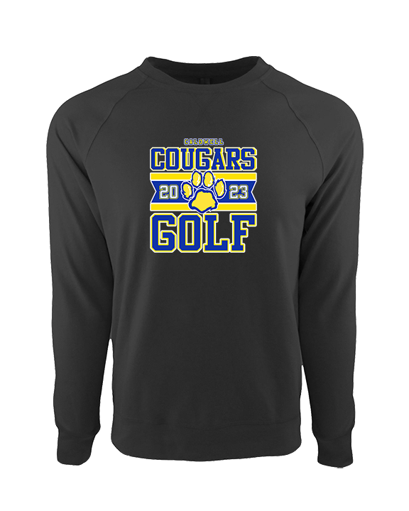 Caldwell HS Golf Stamp - Crewneck Sweatshirt