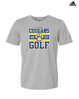 Caldwell HS Golf Stamp - Mens Adidas Performance Shirt