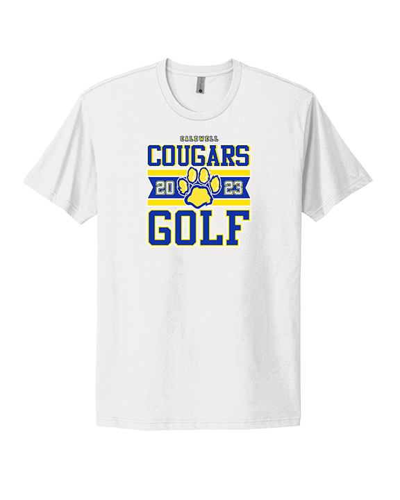 Caldwell HS Golf Stamp - Mens Select Cotton T-Shirt
