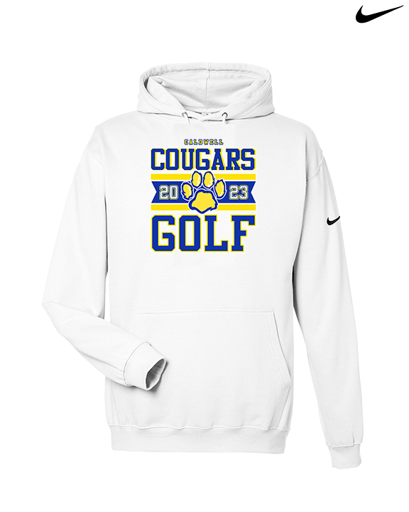 Caldwell HS Golf Stamp - Nike Club Fleece Hoodie