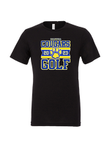Caldwell HS Golf Stamp - Tri-Blend Shirt
